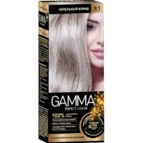 GAMMA PERFECT COLOR Крем-краска тон 9.1 Пепельный блонд 1537
