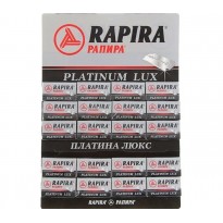 Rapira Platinum LUX Лезвия Платина, черная пачка 5шт (пл.20шт) 0657