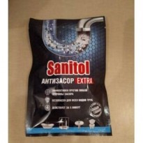Sanitol Антизасор Extra для чистки труб 2 саше по 50 г.